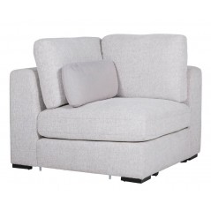 Vl Modular Corner Arm Sectional Light Grey